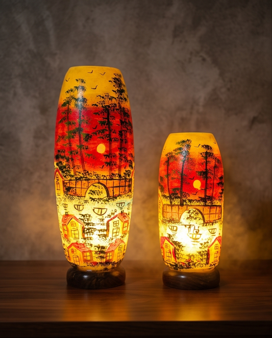 Customized Handmade Camel Skin Lamp 12 inch | 16 inch