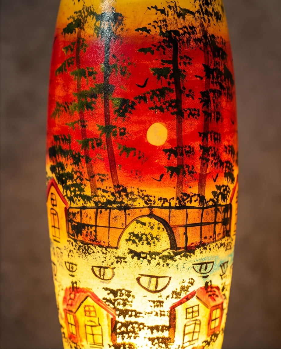 Customized Handmade Camel Skin Lamp 12 inch | 16 inch