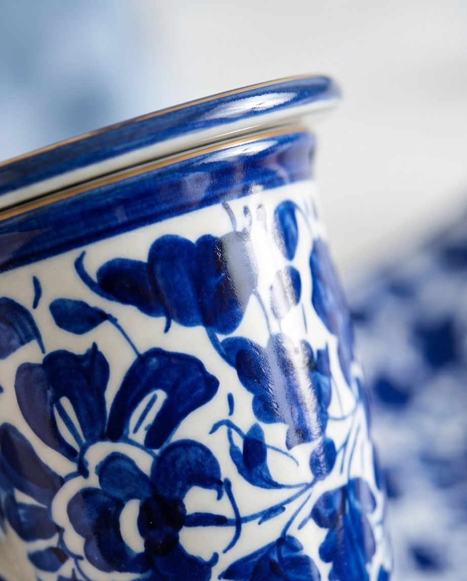 Ceramic Handmade Mug Tray with Elegant Vase Gift Box🎊❤️🛒🎁