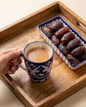 Ceramic Handmade Customized Eid Gifts Tea Mugs with Serving Dish🎁