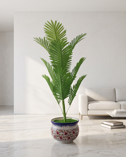 Ceramic Handmade Customized Floor Planter with Plant🎁