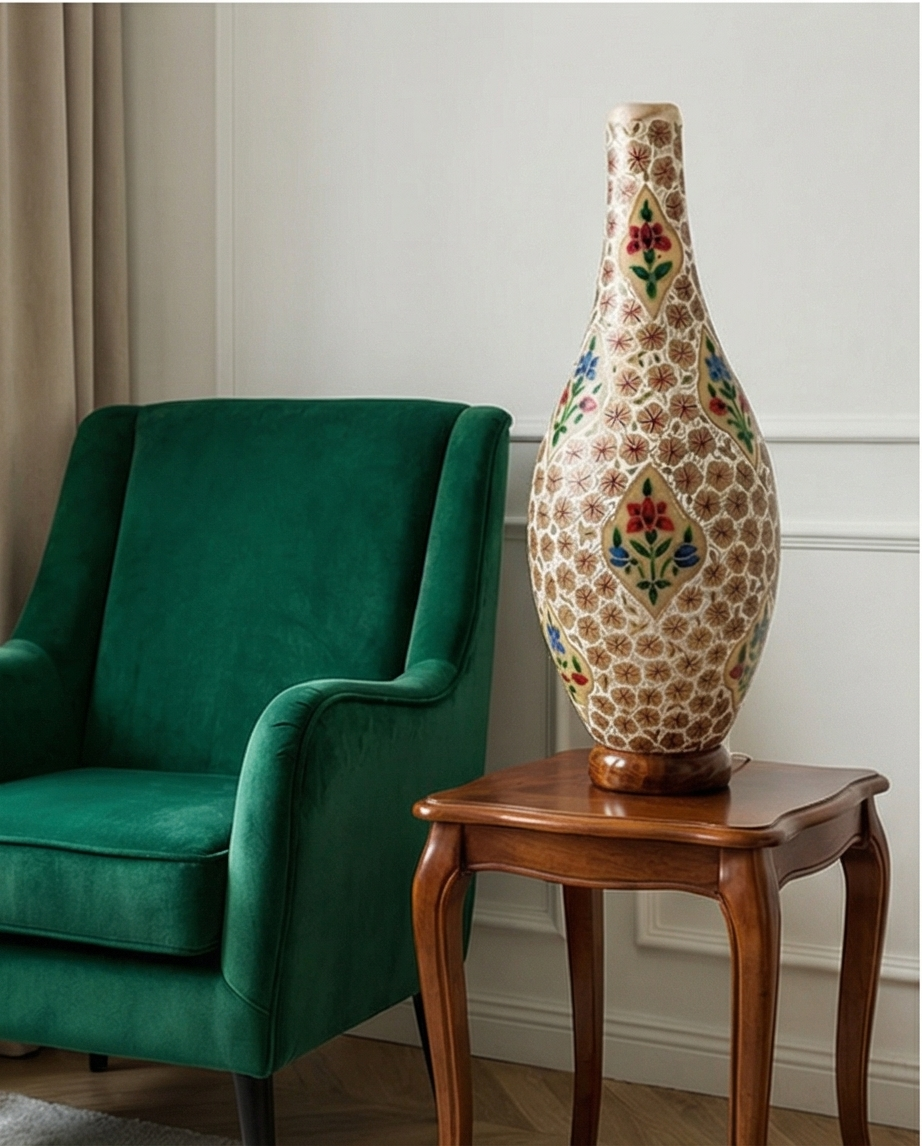 Customized Handmade Camel Skin Lamp Size 24 inch