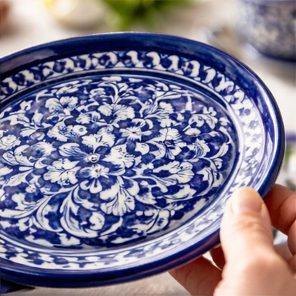 Ceramic Handmade Dinner Set 6 Men Set | Qty 25 PCS