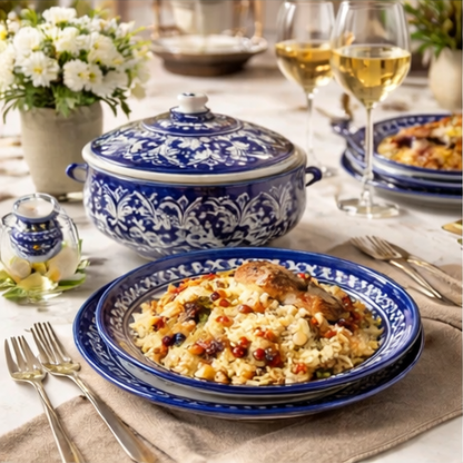 Ceramic Handmade Dinner Set 6 Men Set | Qty 25 PCS
