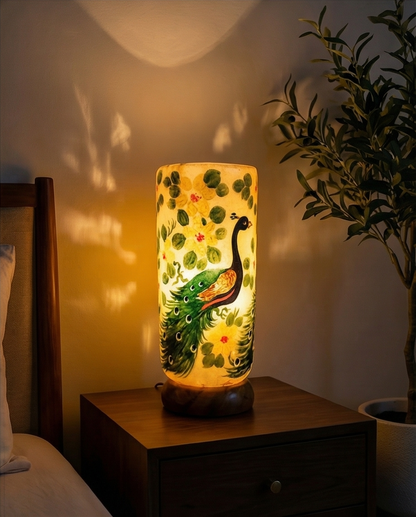 Customized Handmade Camel Skin Lamp Size 12 inch
