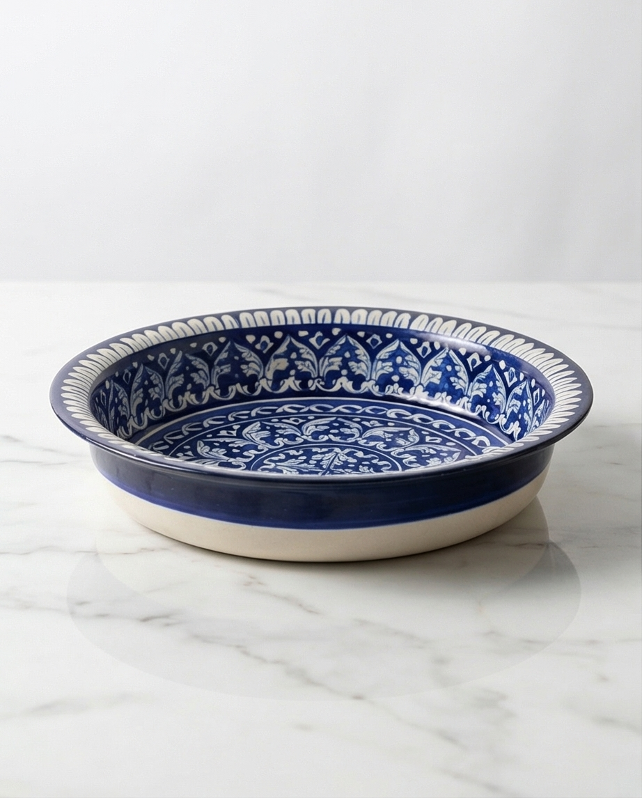 Ceramic Handmade Fruit Bowl | Size 13 inch