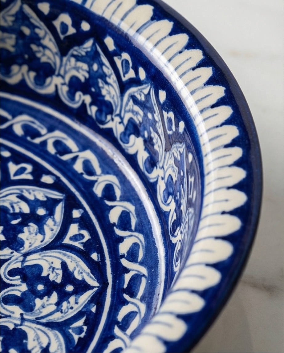 Ceramic Handmade Fruit Bowl | Size 13 inch