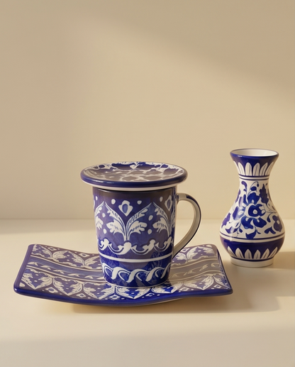 Ceramic Handmade Mug Tray Gift Box🎁