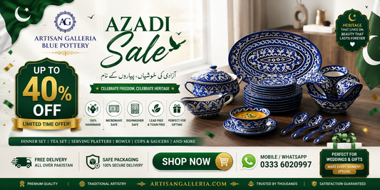 Ceramic Handmade Customized Dinner Set