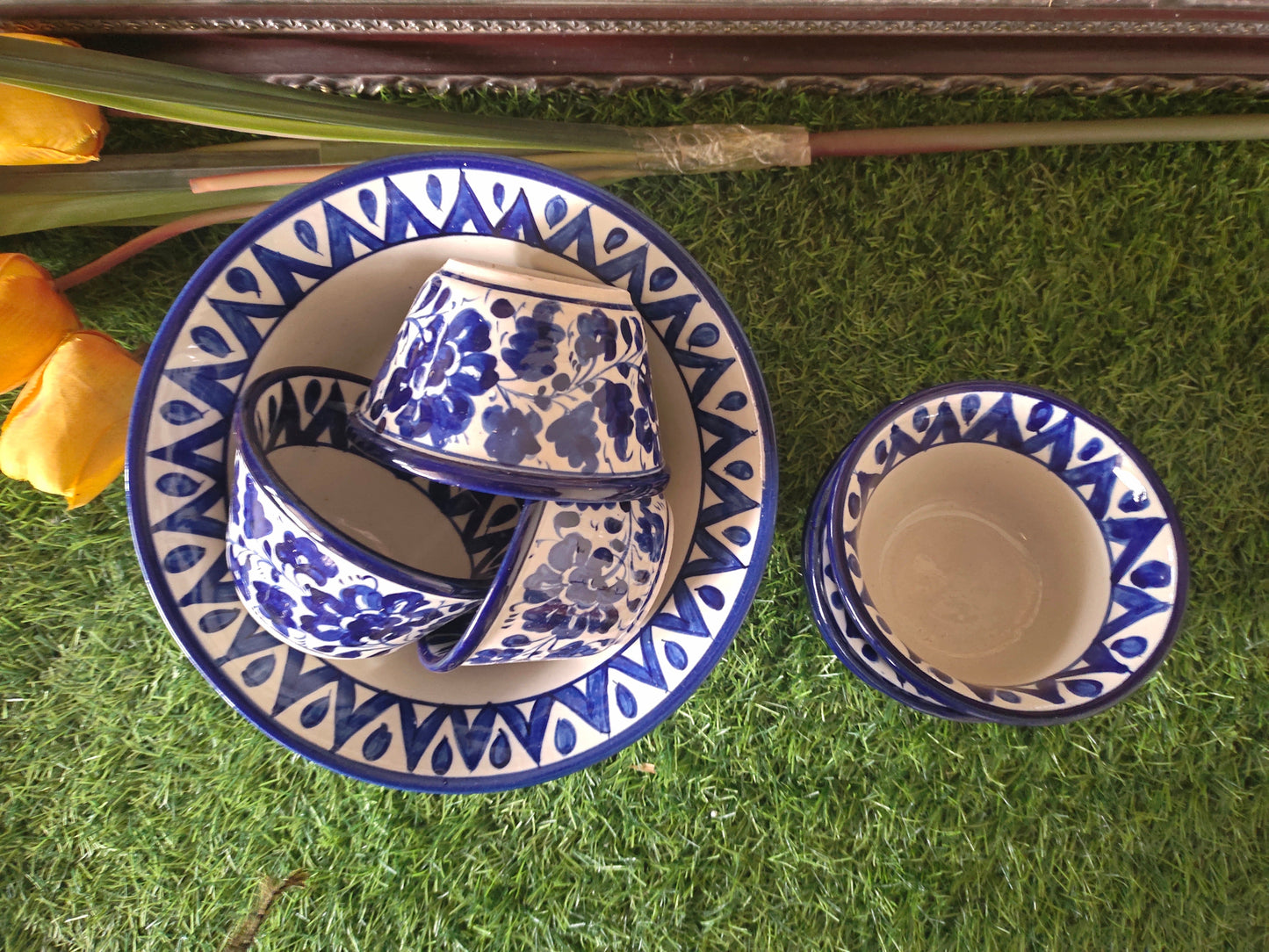 Ceramic Handmade Bowls Set - 7 pcs | Serena Design