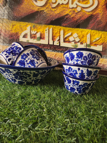 Ceramic Handmade Bowls Set - 7 pcs | Serena Design