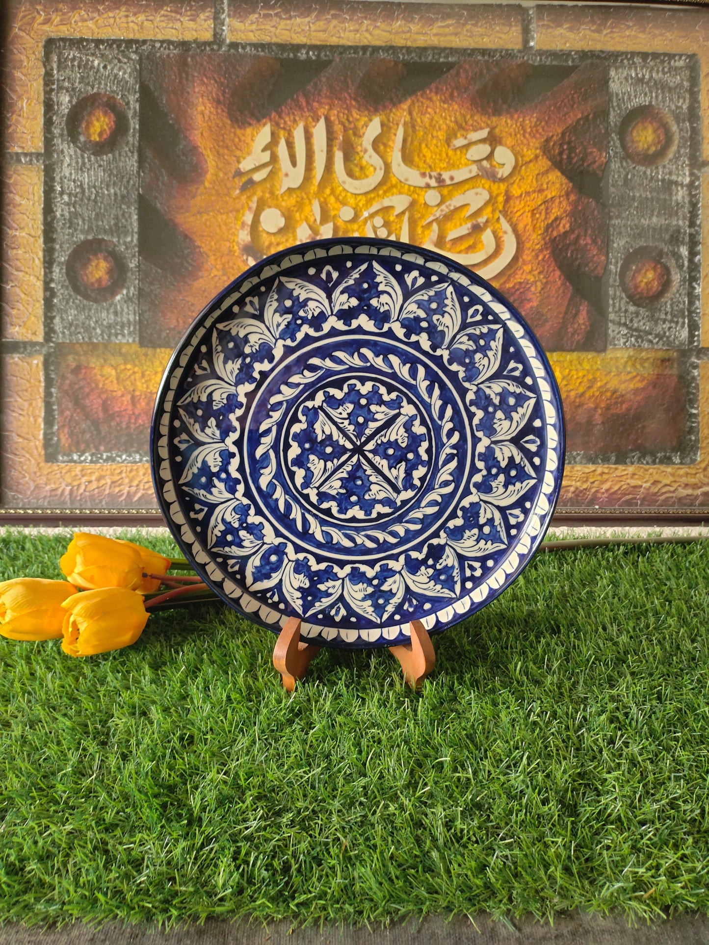 Ceramic Handmade Pizza Dish | Size 12 inch