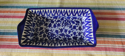 Ceramic Handmade Serving Deep Dish Platter Serina Design | Size 13 *8 inch