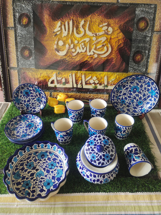 Ceramic Handmade Breakfast Set | Nashta Set | Multani Design