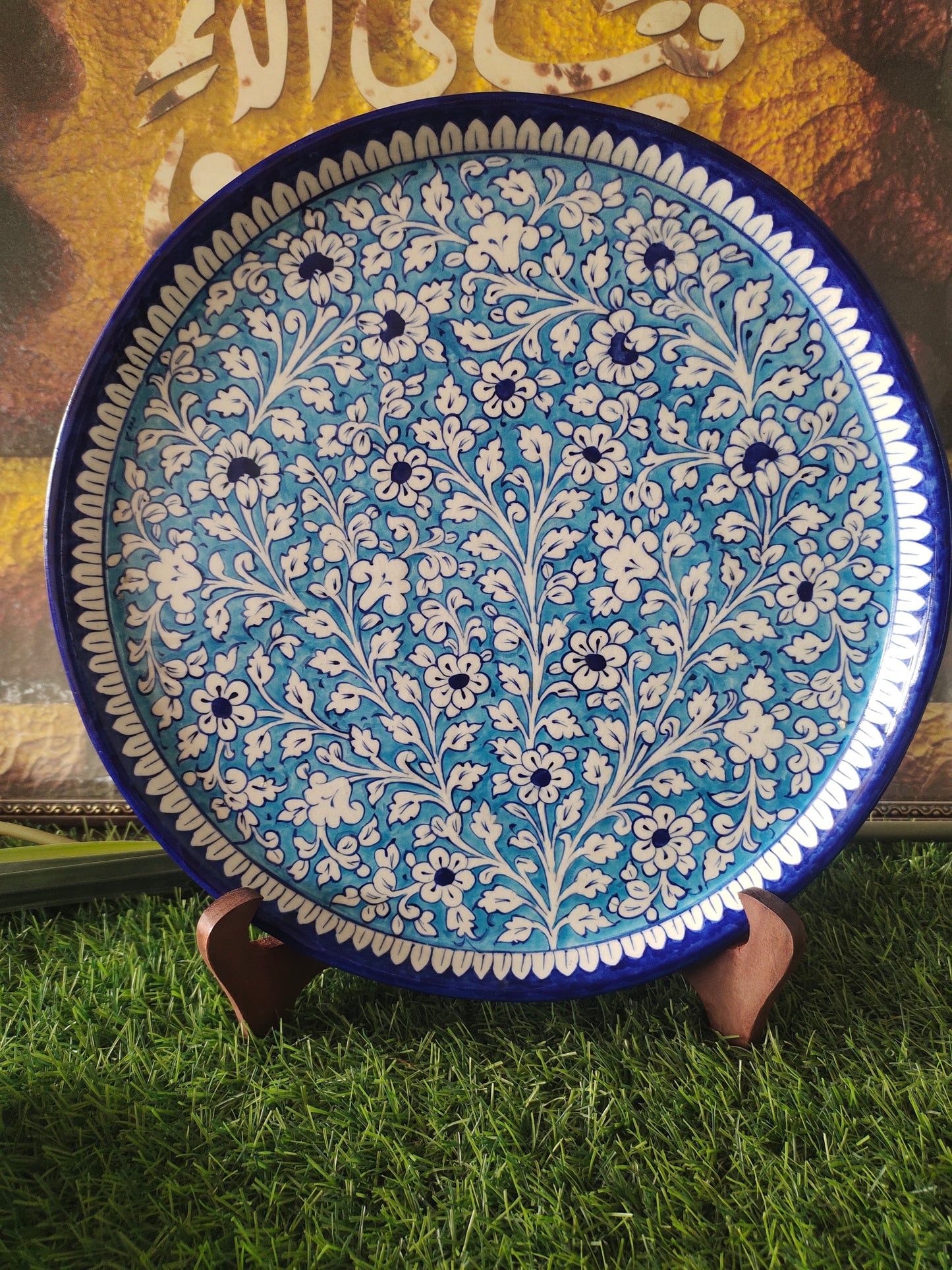 Ceramic Handmade Pizza Dish Platter | Size 12 inch