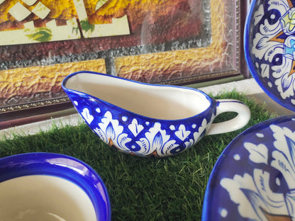 Handmade MULTI - 34 Pcs Dinner Set - Ceramic Porcelain Pakistan | Dinner Set for 8 Men Set | Dinnerware set | Dinner Service | Dinner Table | Dinnerware