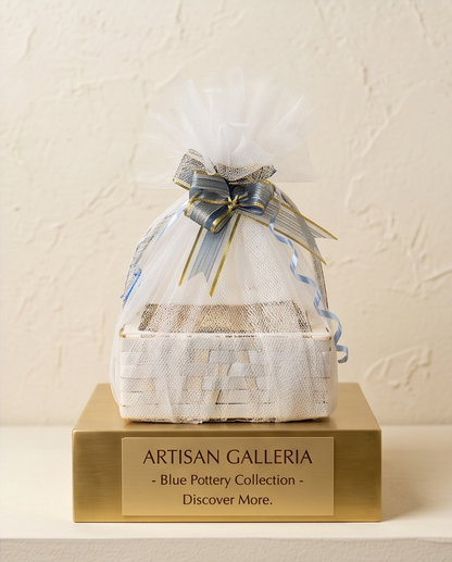 Ceramic Handmade Customized Cover Mugs with serving Dish and Elegant Vases Gift Box🎁