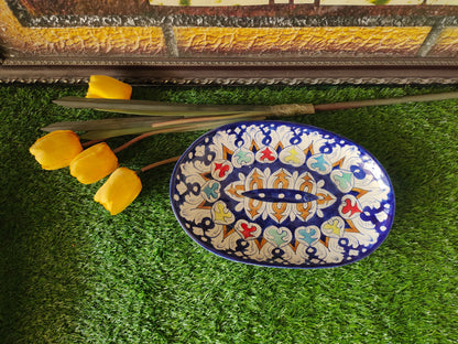 Ceramic Handmade Rice Dish Platter Size 12 inch