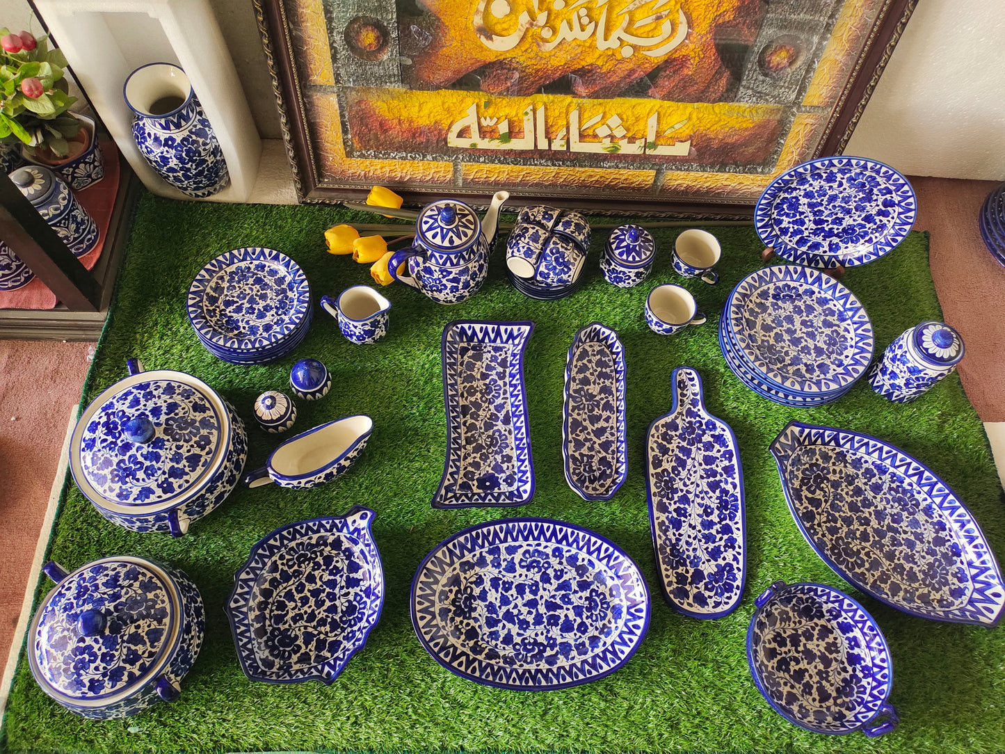 Customized Dinner set | 6 Person Serving| Wedding Package | Serena Design | Free Delivery | Free Gift