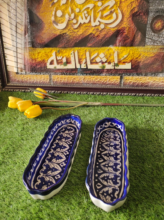 Ceramic Handmade Kabab Dish Bundle Deals | Size 12 inch