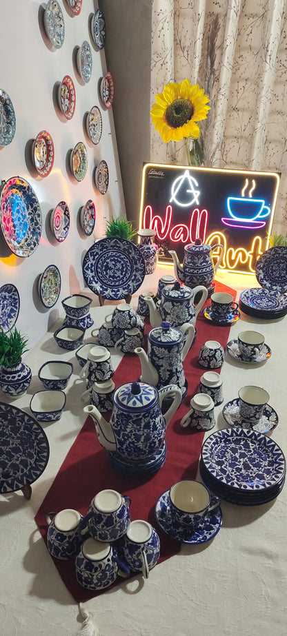 Ceramic Handmade Tea Set Complete | 13 Pcs |