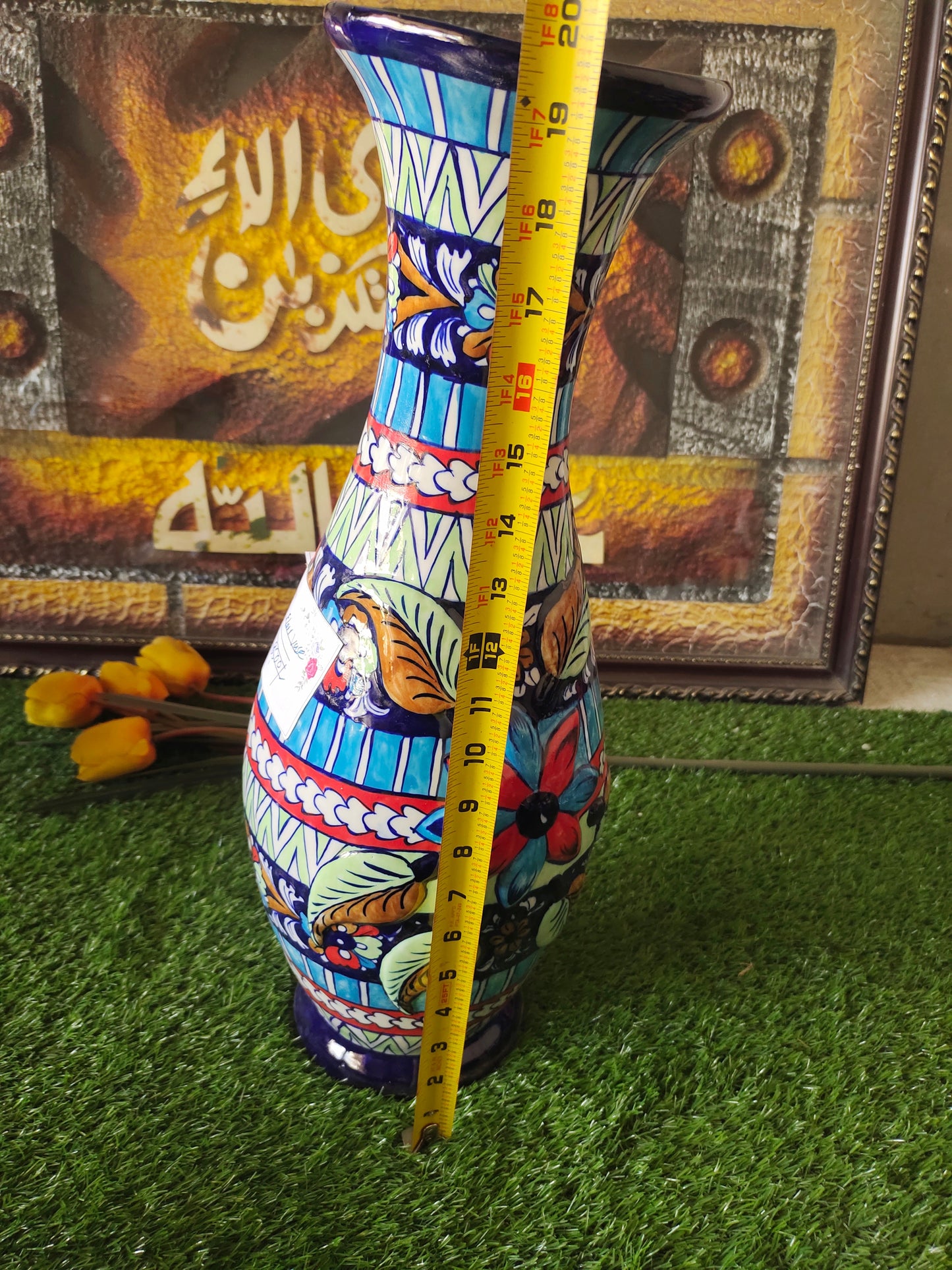 Ceramic Handmade Floor Vase | Height 20 inch
