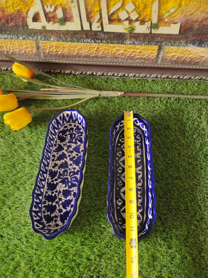 Ceramic Handmade Kabab Dish | Size 12 inch