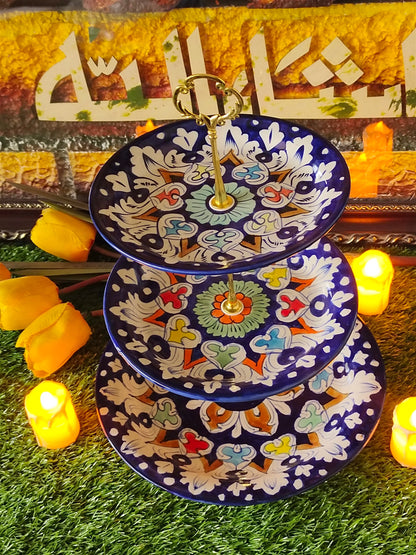 Ceramic Handmade Customized 3 Tiers Cake Set