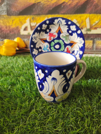 Tea Mug with Saucer Plate