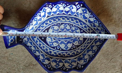 Ceramic Handmade Fish Platter size 14 inch