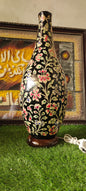 Handmade Camel Skin Lamp Black- Size 24 inch