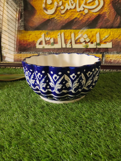 Ceramic Handmade Beautiful Serina Bowl Large size 10 inch & Deep 6 inch