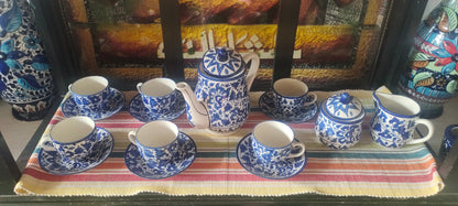 Handmade Ceramic Tea Set | Quantity 15 pcs | Serena Design