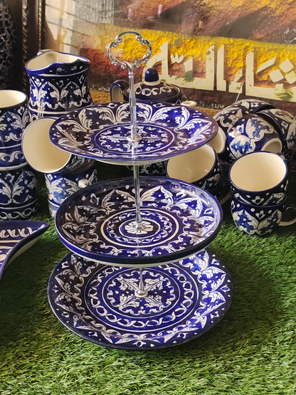 Ceramic Handmade Customized 3 Tiers Cake Set