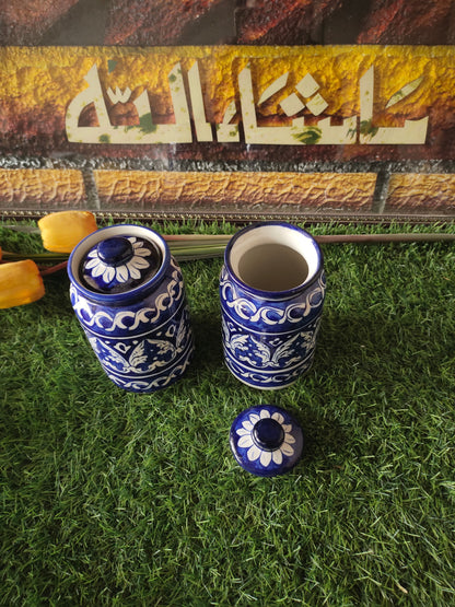 Handmade Ceramic Cover Jars | Spice Jar | Pickle Jar | Bundle Deals