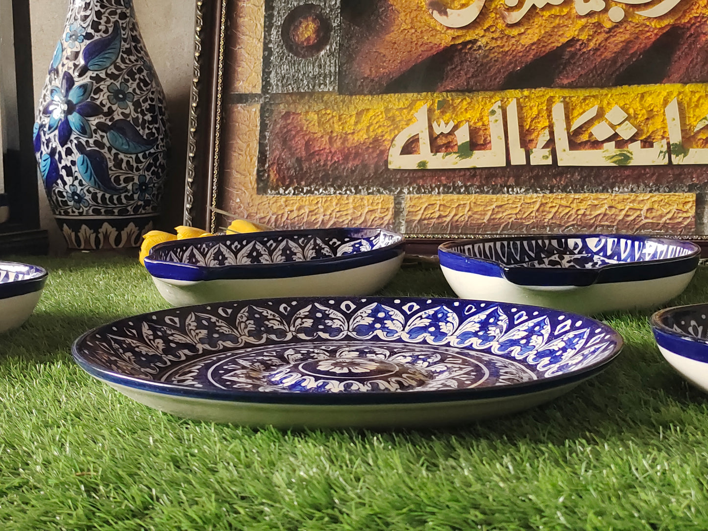 Ceramic Handmade Rice Dish Platter | All shapes & Designs available💯