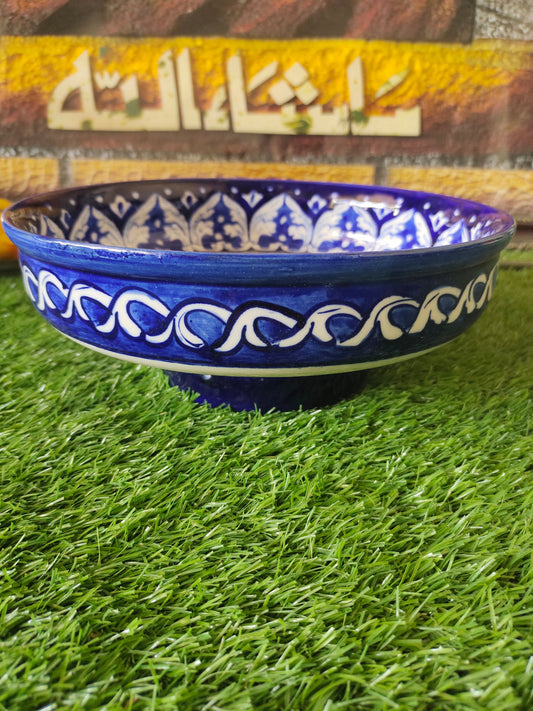 Ceramic Handmade Large Serving Bowl | Size 10 inch