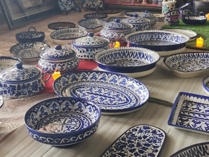 Ceramic Handmade Fruit Bowls | Large Platters | Size 15 inch | Deep 3.5 inch