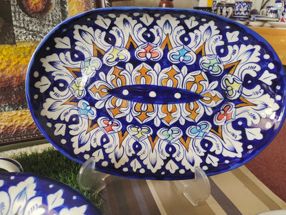 Handmade MULTI - 34 Pcs Dinner Set - Ceramic Porcelain Pakistan | Dinner Set for 8 Men Set | Dinnerware set | Dinner Service | Dinner Table | Dinnerware