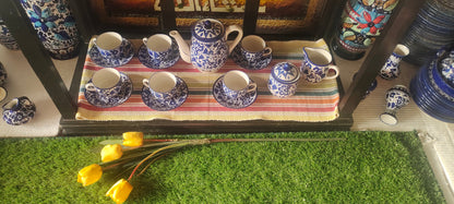 Handmade Ceramic Tea Set | Quantity 15 pcs | Serena Design