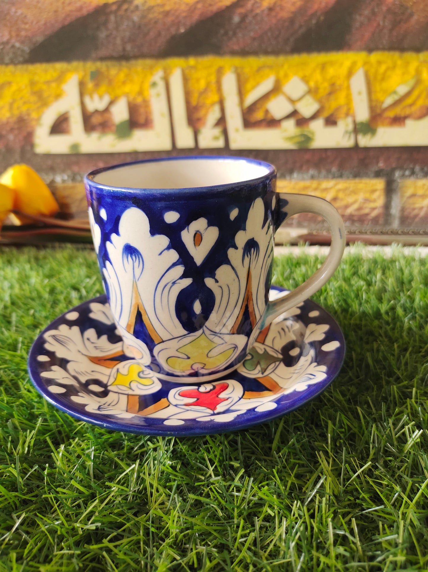 Tea Mug with Saucer Plate
