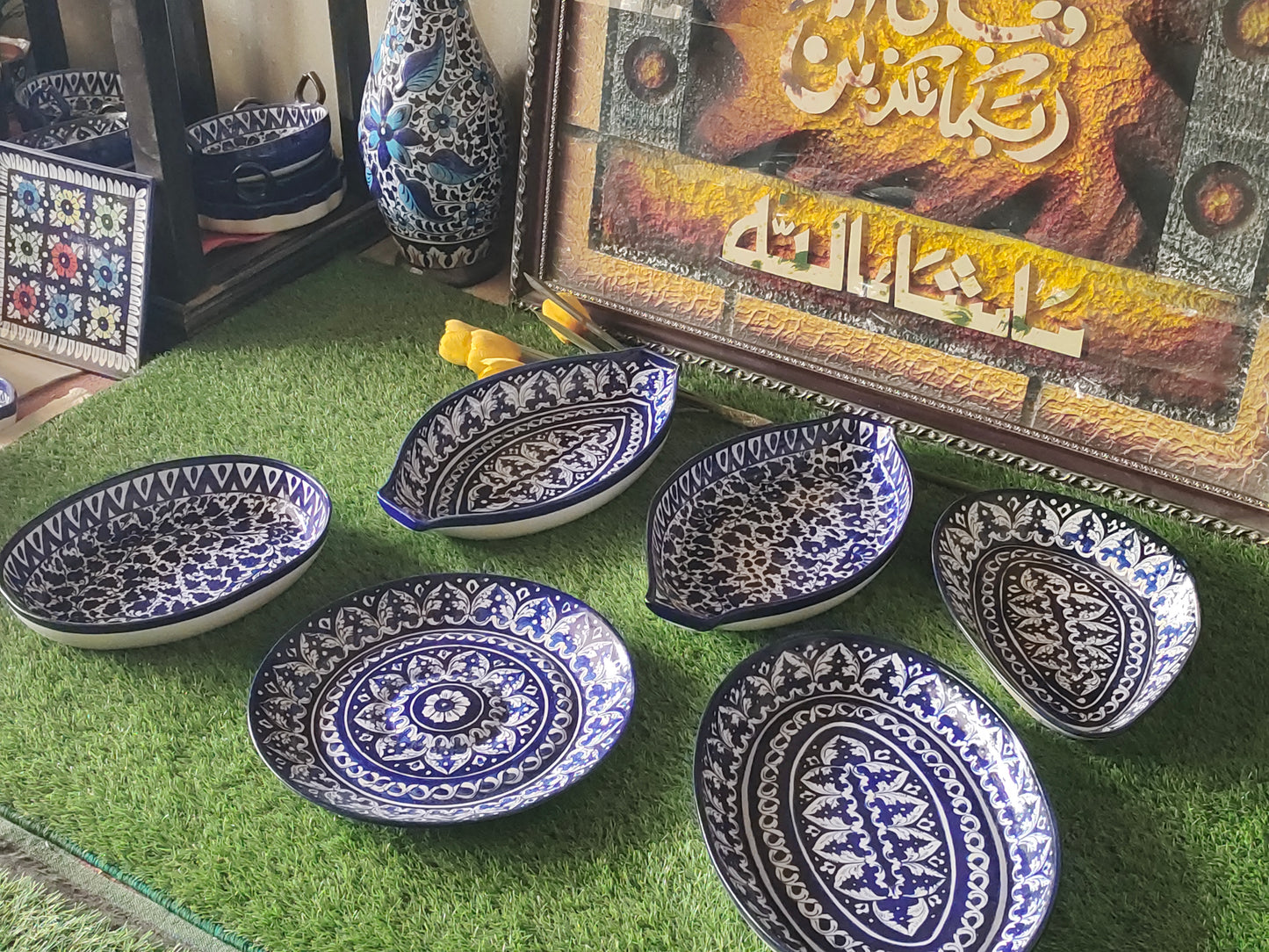 Ceramic Handmade Rice Dish Platter | All shapes & Designs available💯