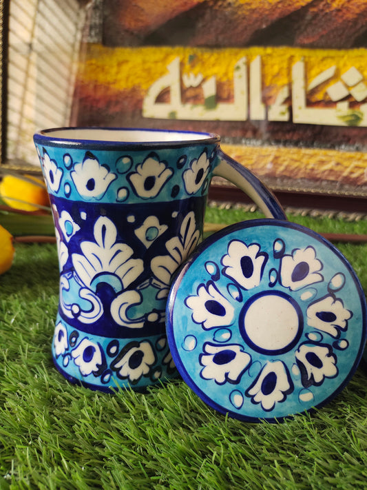 Bundle Deals | Ceramic Handmade Tea | Coffee | Juice Mug with Cover