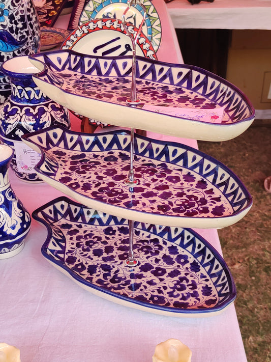 Ceramic Handmade 3 Tiers Cake Set