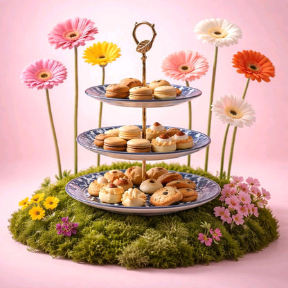 Ceramic Handmade 3 Tier Cake Set Gift Box