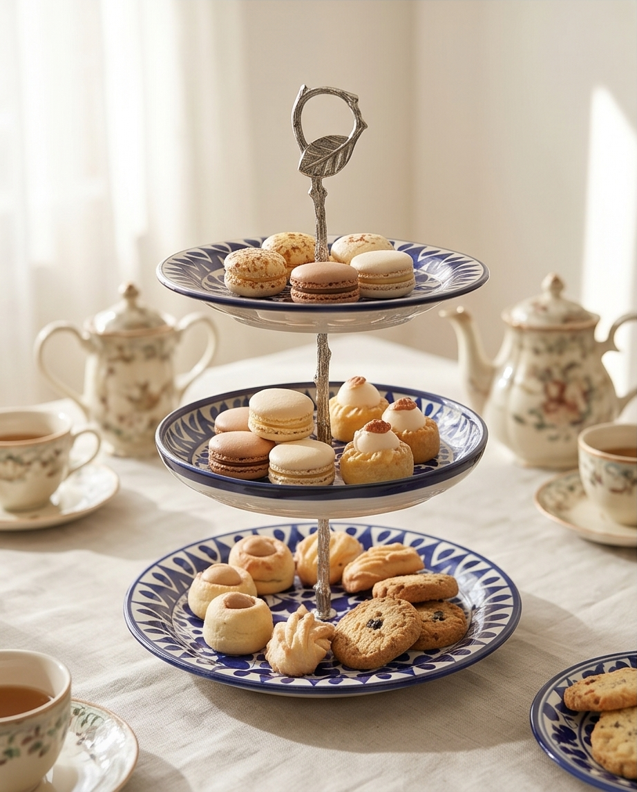 Ceramic Handmade 3 Tier Cake Set Gift Box