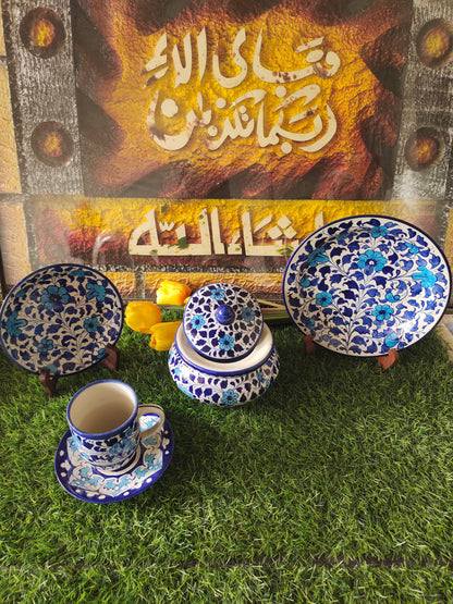 Ceramic Handmade Breakfast set | Nashta Set for Single Person Serving