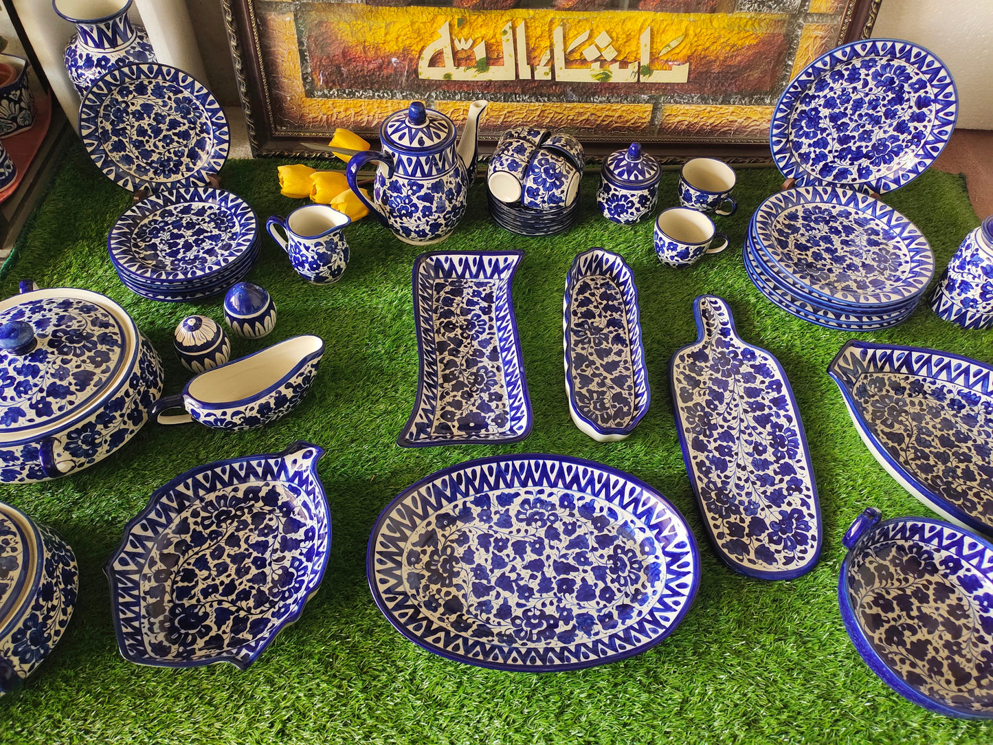 Customized Dinner set | 6 Person Serving| Wedding Package | Serena Design | Free Delivery | Free Gift