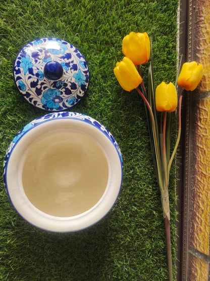 Ceramic Handmade Blue Pottery Handmade Ceramic Handi | Multani Design