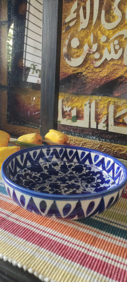 Handmade Ceramic Serving Bowl | Desert Bowl | Size 8 inch